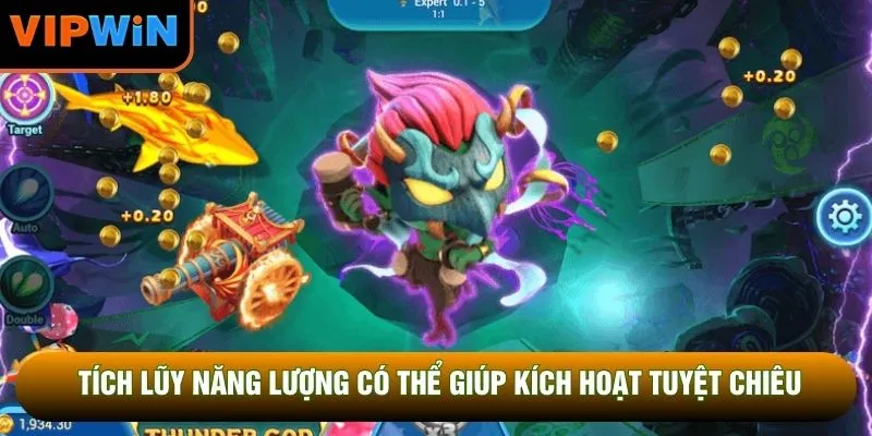 Tích lũy năng lượng có thể giúp kích hoạt tuyệt chiêu