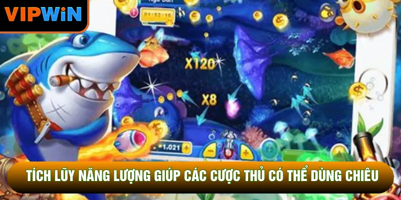Tích lũy năng lượng giúp các cược thủ có thể dùng chiêu Tích lũy năng lượng giúp các cược thủ có thể dùng chiêu