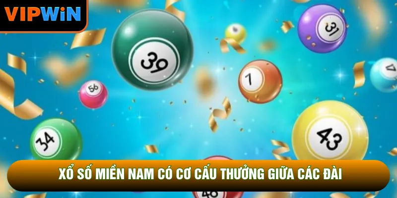 Xổ số miền Nam có cơ cấu thưởng giữa các đài Xổ số miền Nam có cơ cấu thưởng giữa các đài